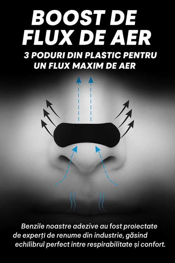 Benzi nazale pentru respiratie ușoara