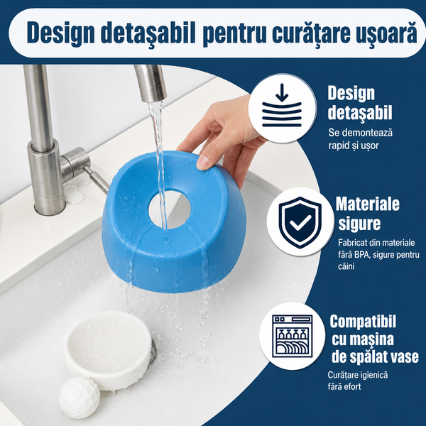 Bolul interactiv care susține sănătatea digestivă a câinelui tău